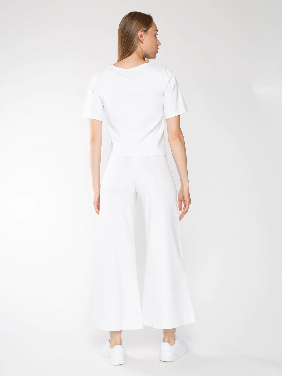 Ponte Knit Pants Ankle Edit