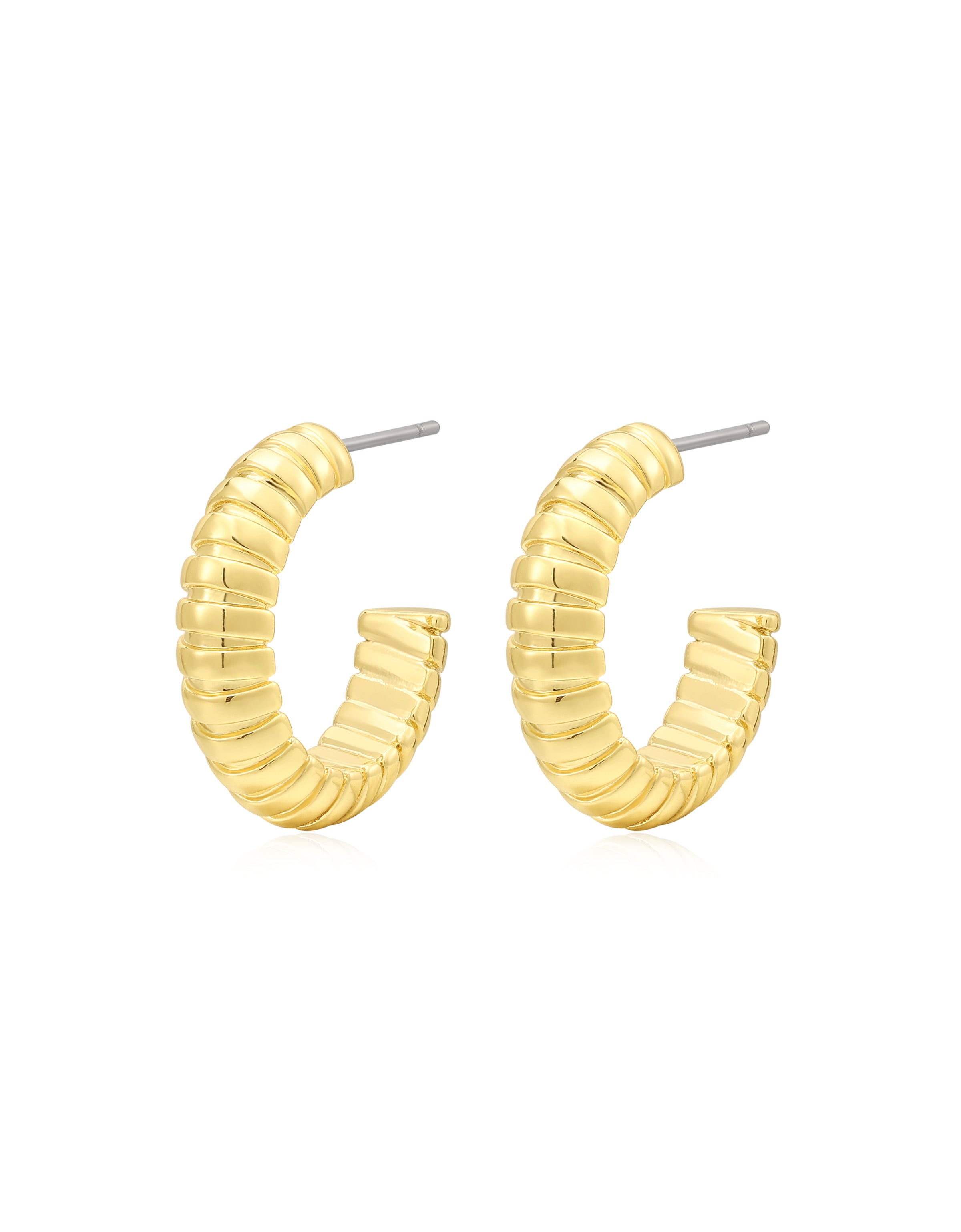 Snake Chain Hoop Earrings | LUV AJ