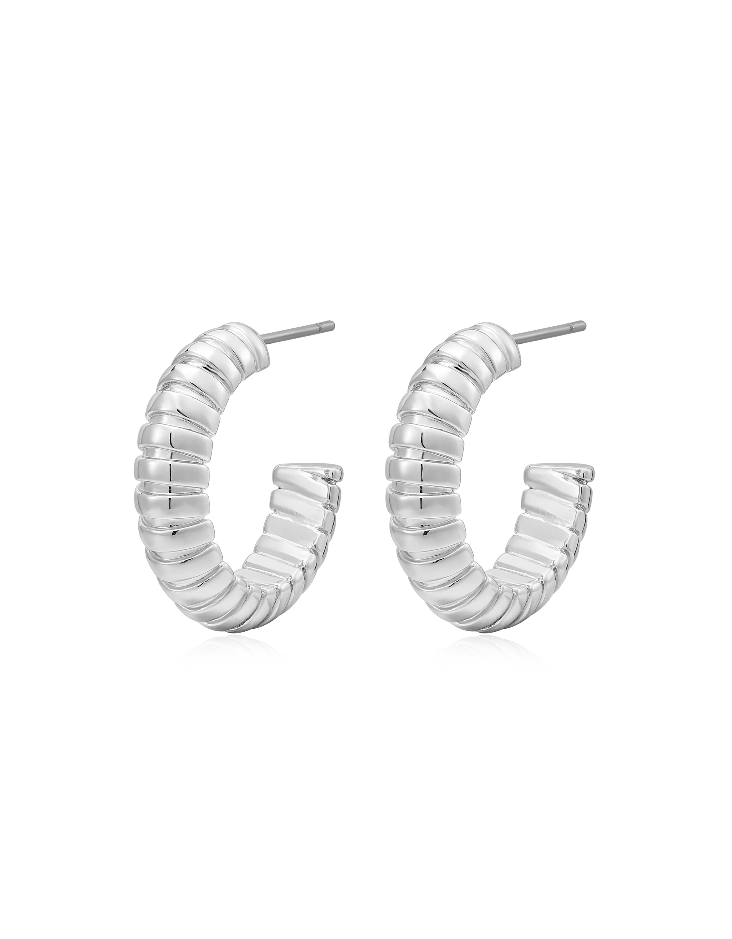 Snake Chain Hoop Earrings | LUV AJ