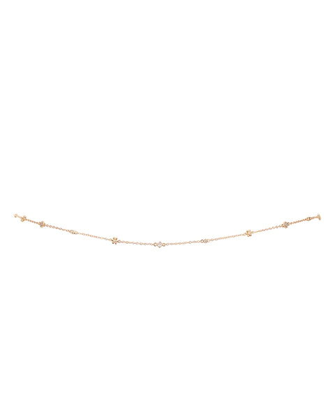 Daisy Charm Belly Chain Gold | LUV AJ