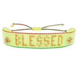 Blessed Neon Miyuki Beaded Bracelet