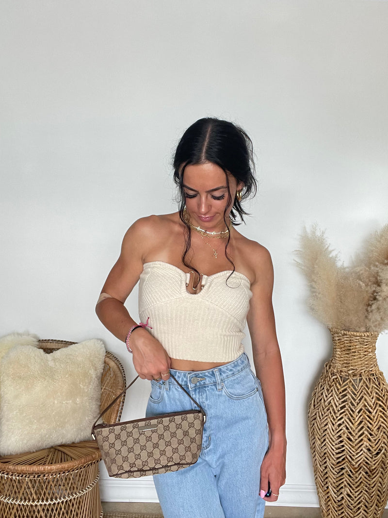 Valerie Strapless Knit Top | FINAL SALE