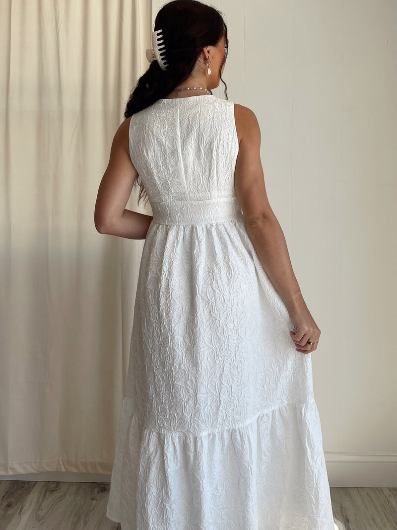 En Saison | Corsica White Maxi Dress FINAL SALE