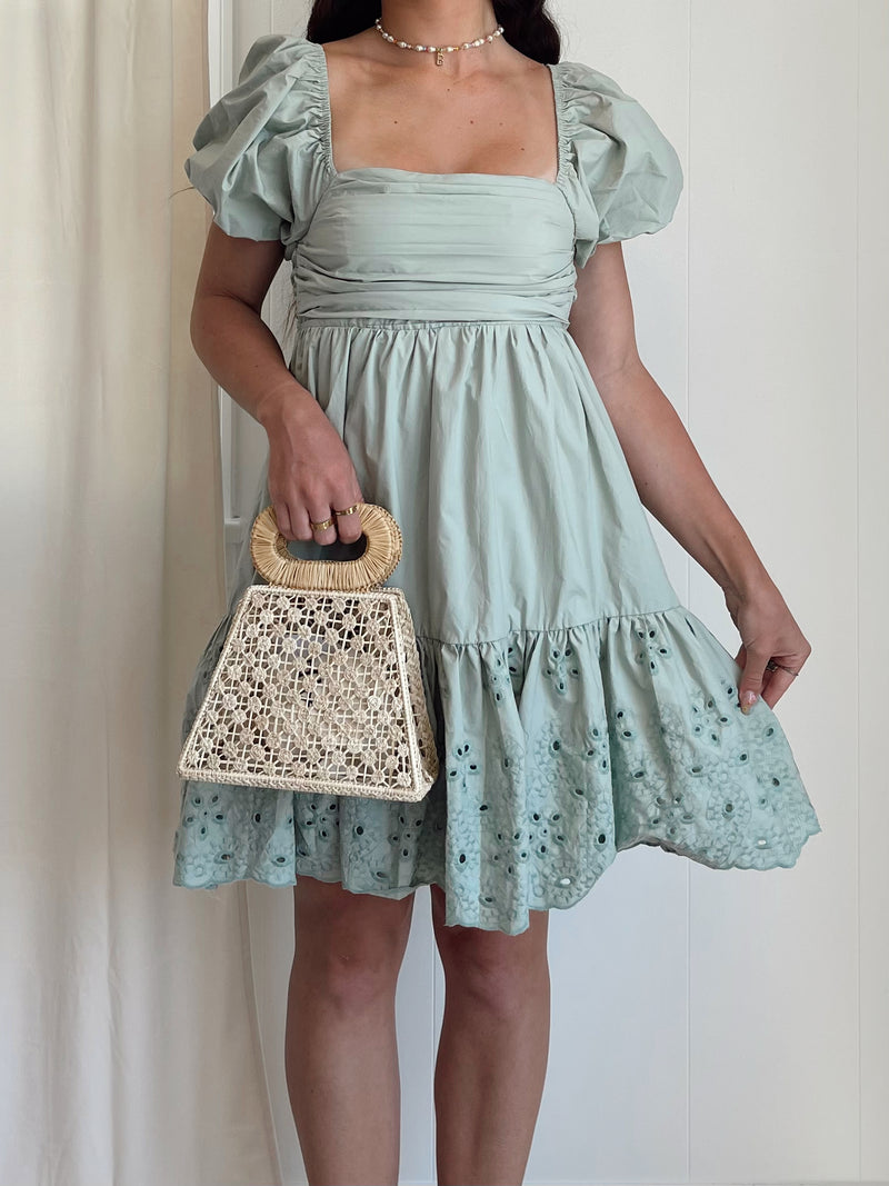 En Saison | Juliet Mini Dress Seafoam FINAL SALE