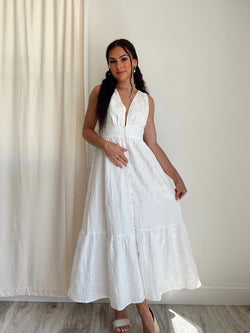 En Saison | Corsica White Maxi Dress FINAL SALE