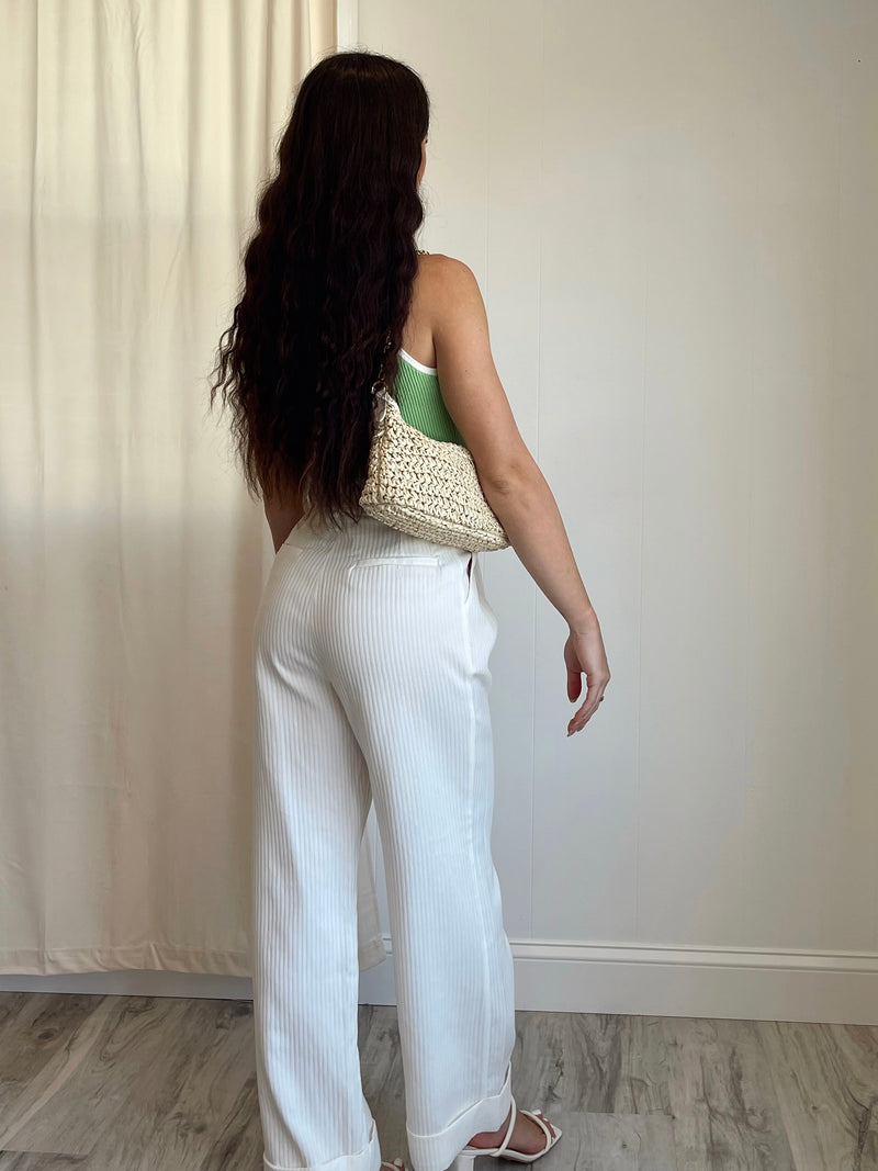 Palmier Woven Wide Leg Pants