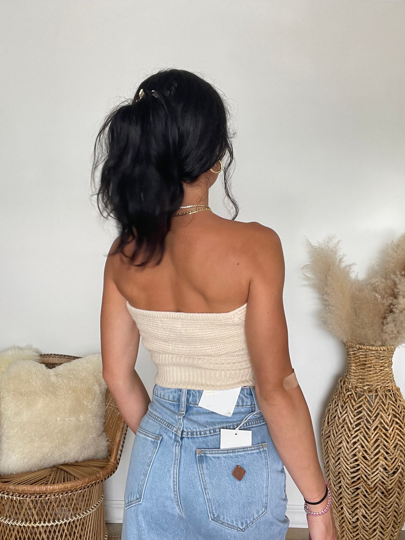 Valerie Strapless Knit Top | FINAL SALE