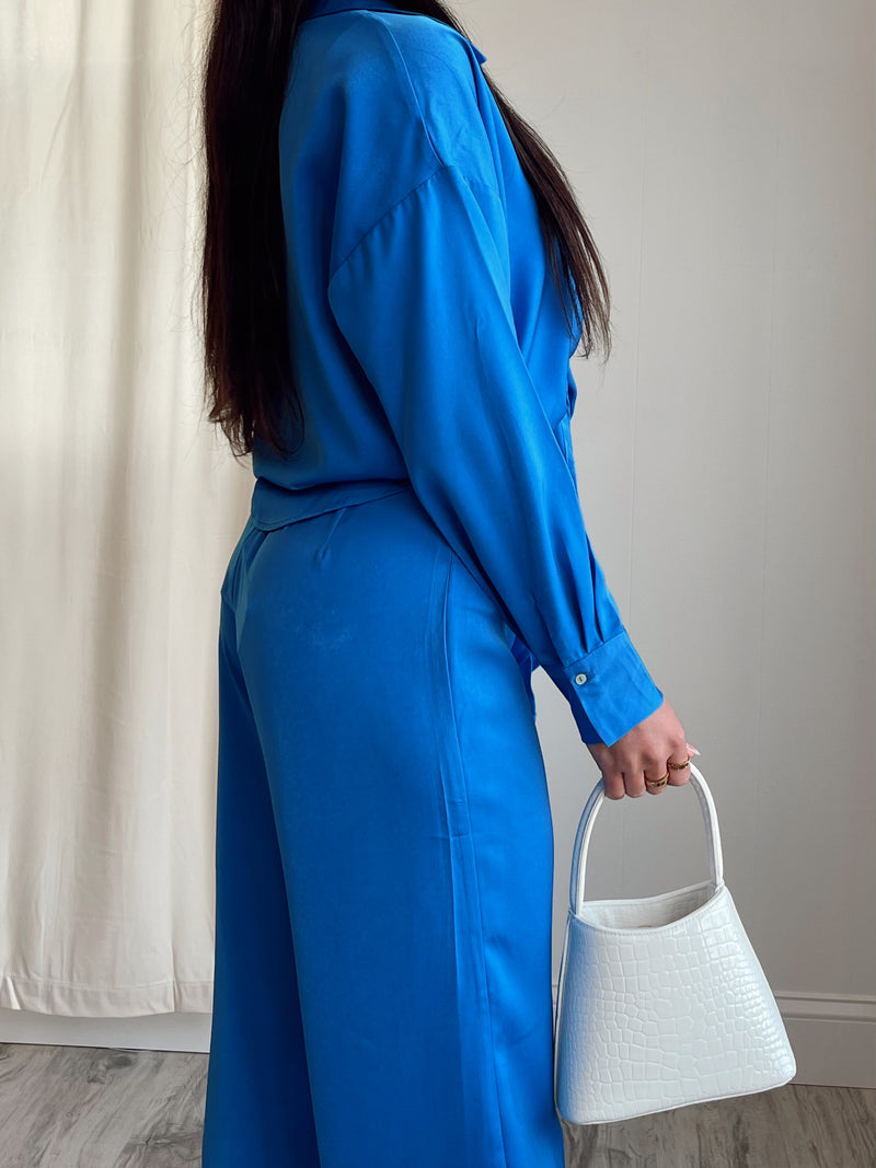 Rue Satin Wide Leg Pants | FINAL SALE