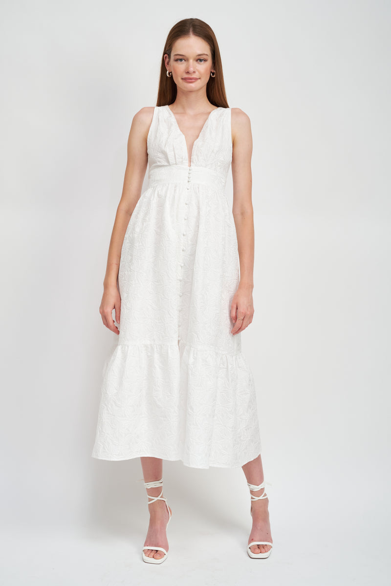 En Saison | Corsica White Maxi Dress FINAL SALE