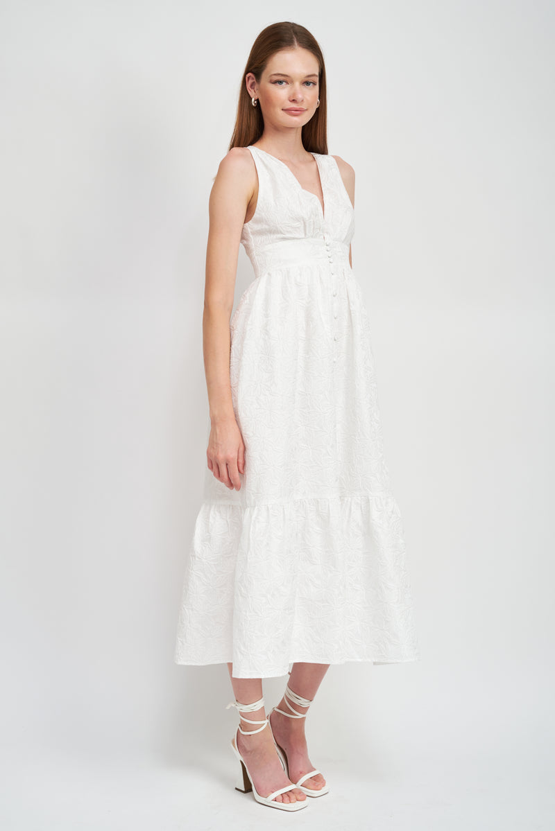 En Saison | Corsica White Maxi Dress FINAL SALE