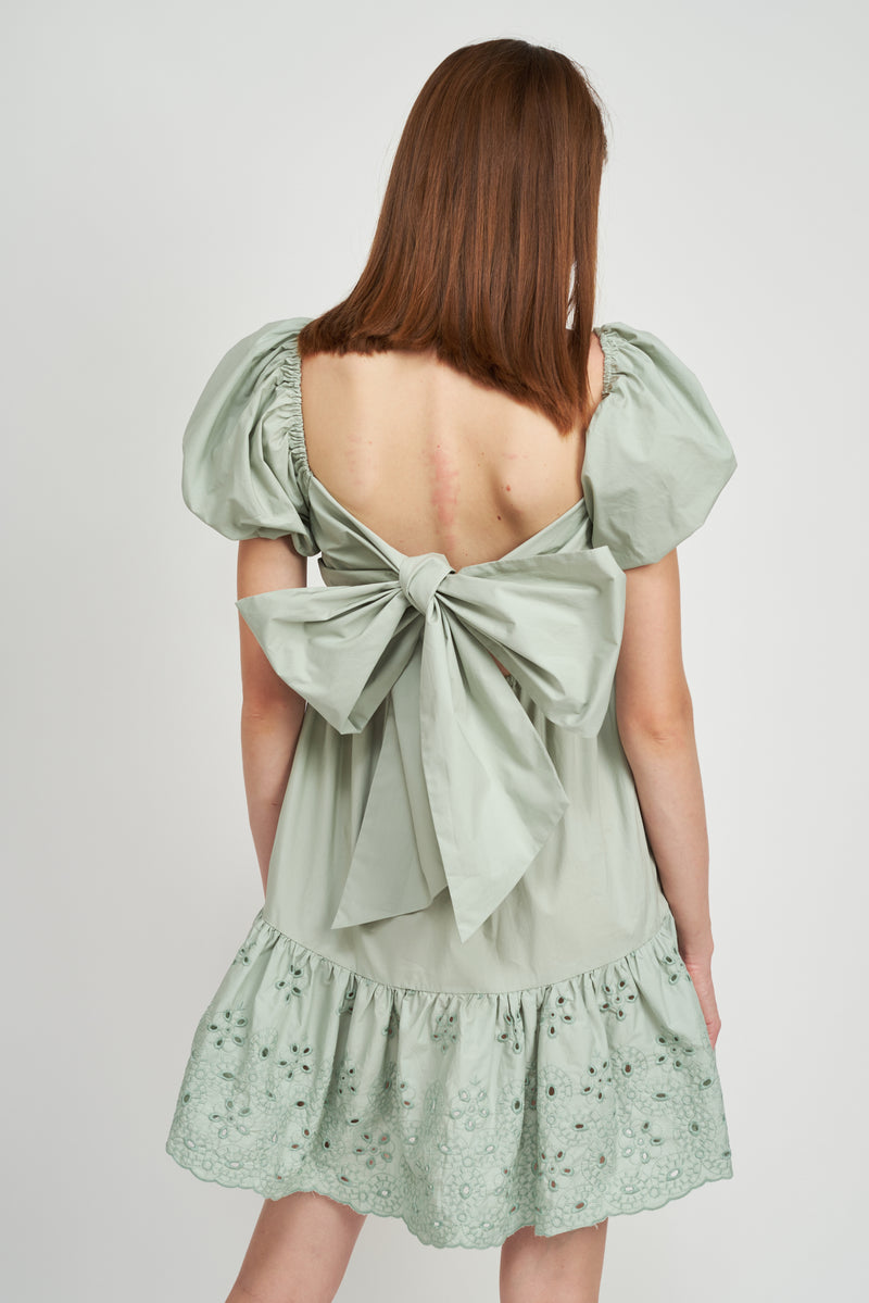 En Saison | Juliet Mini Dress Seafoam FINAL SALE